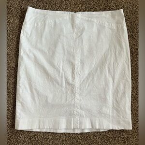 The Limited White Pencil Skirt